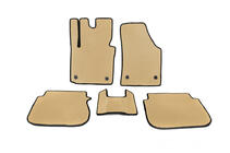 Volkswagen Caddy 2010-2015 EVA Fußmatten (Beige) 2 Stk, vorne Foto 3