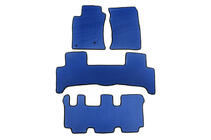 Toyota Land Cruiser Prado 120 2002-2009 EVA Fußmatten (3 Reihen, Blau) Foto 1