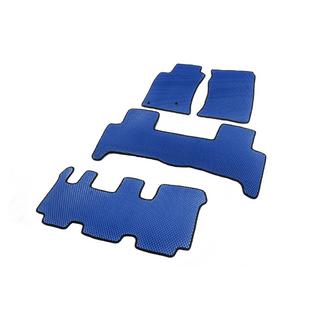 EVA Fußmatten (3 Reihen, Blau) Toyota Land Cruiser Prado 120 2002-2009 Foto 2