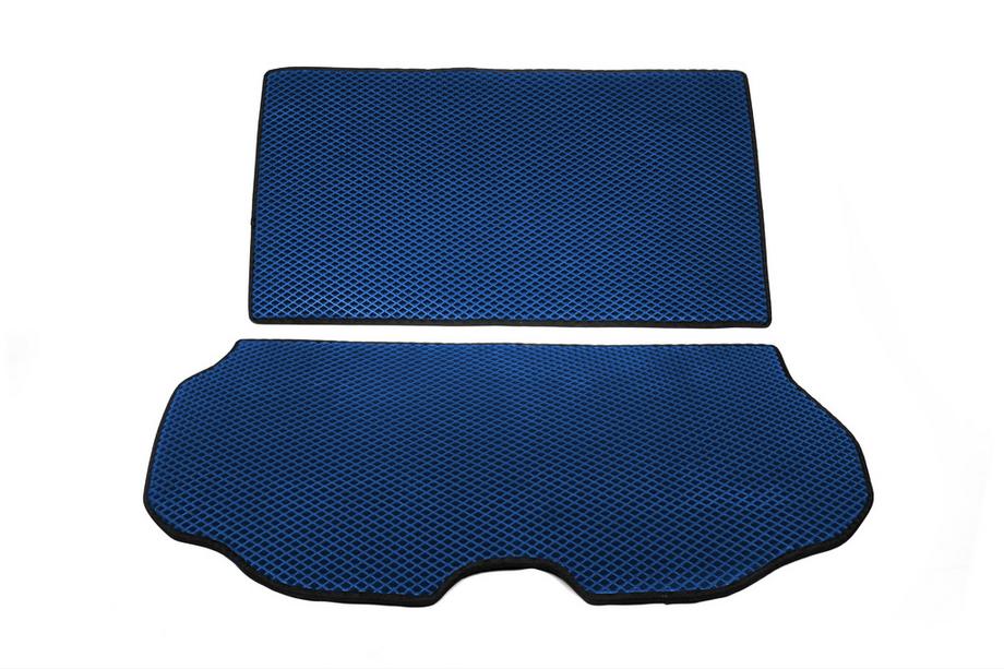 Volvo XC70 2007-2013 Kofferraummatte zweiteilig (EVA, Blau) Image