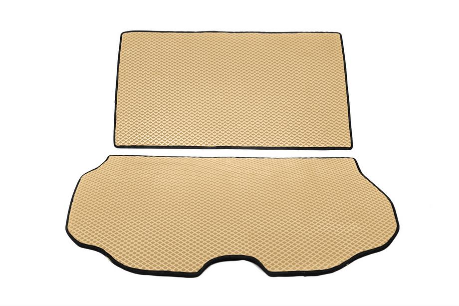 Volvo XC70 2007-2013 Kofferraummatte zweiteilig (EVA, Beige) Image