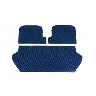 Kofferraummatte aus 3 Teilen (EVA, Blau) Volvo XC90 2002-2014 Foto 1