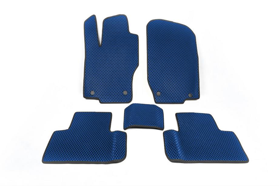 Mercedes GL class X164 2006-2012 EVA Fußmatten (5-Sitzer, Blau) Image