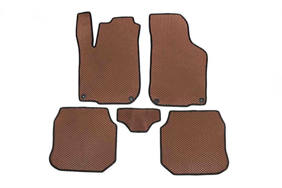 Volkswagen Bora 1998-2004 EVA Fußmatten (Braun) Image
