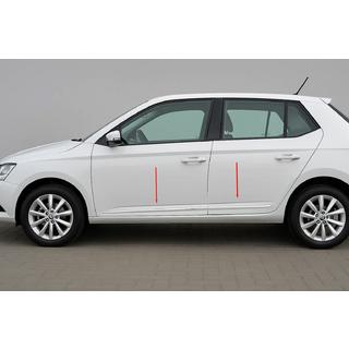 Türleisten Edelstahl (4 Stück) Skoda Fabia 2014-2021 Foto 1