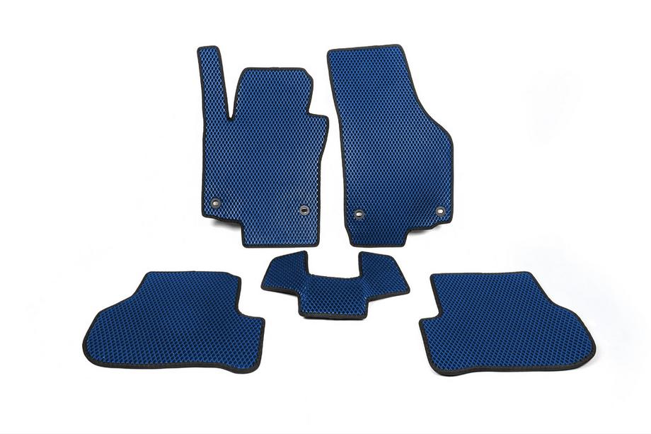 Volkswagen Golf 5 2003-2009 EVA Fußmatten (Blau) Image