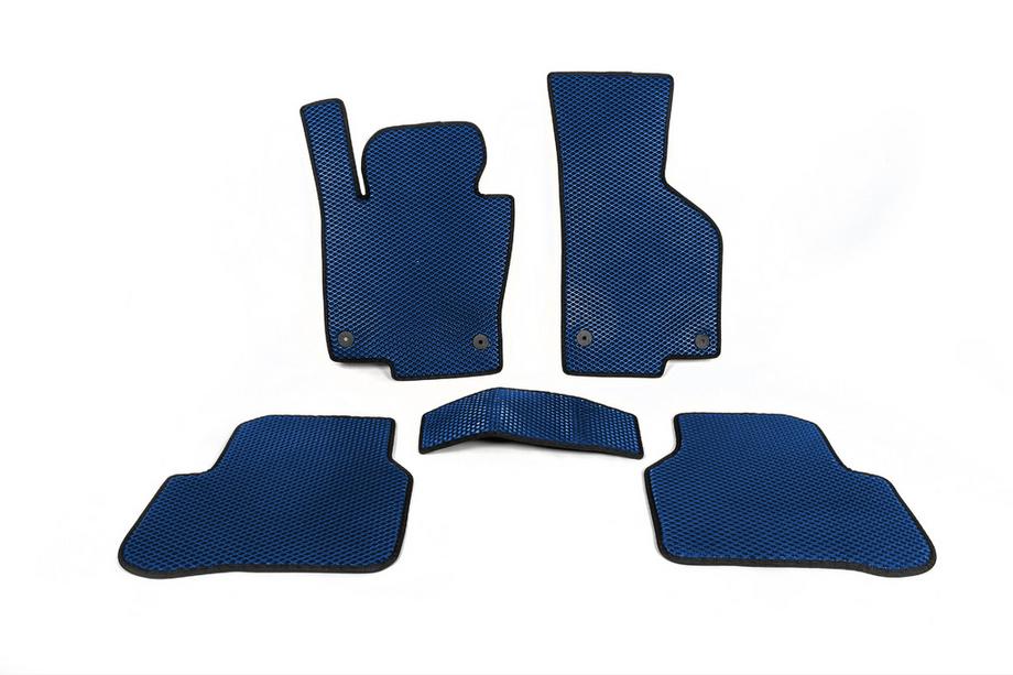 Volkswagen Passat B7 2012-2015 EVA Fußmatten (EU, Blau) Image