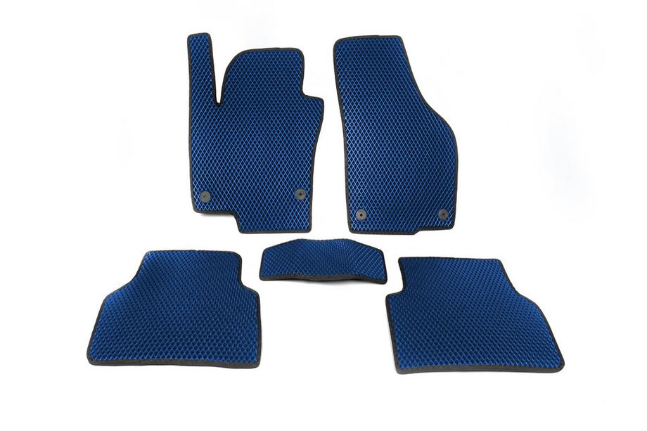 Volkswagen Tiguan 2007-2016 EVA Fußmatten (Blau) Image