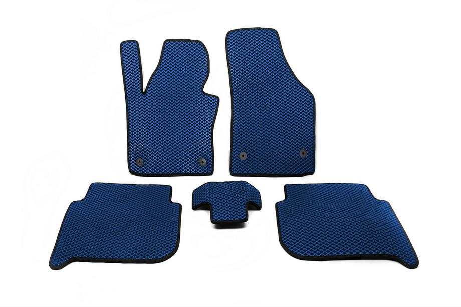 Volkswagen Touran 2010-2015 EVA Fußmatten (Blau) Image