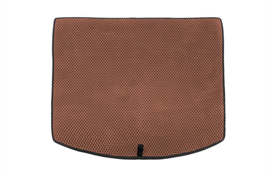 Volkswagen Touran 2010-2015 Kofferraummatte (EVA, 5-Sitzer, Braun) Image