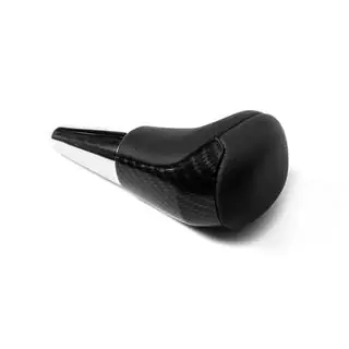 Schaltknauf (Schwarzes Leder + Carbon) Foto 3