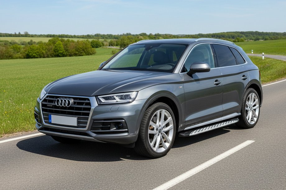 Audi Q5 2017-2025 Trittbretter Shining V1 (2 Stk., Aluminium) Image