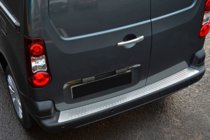 Peugeot Partner Tepee 2008-2018 Heckstoßstangenabdeckung OmsaLine Edelstahl Foto 1