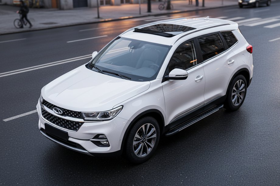 Chery Tiggo 7 2020- Trittbretter Bosphorus Grey (2 Stk., Aluminium) Image