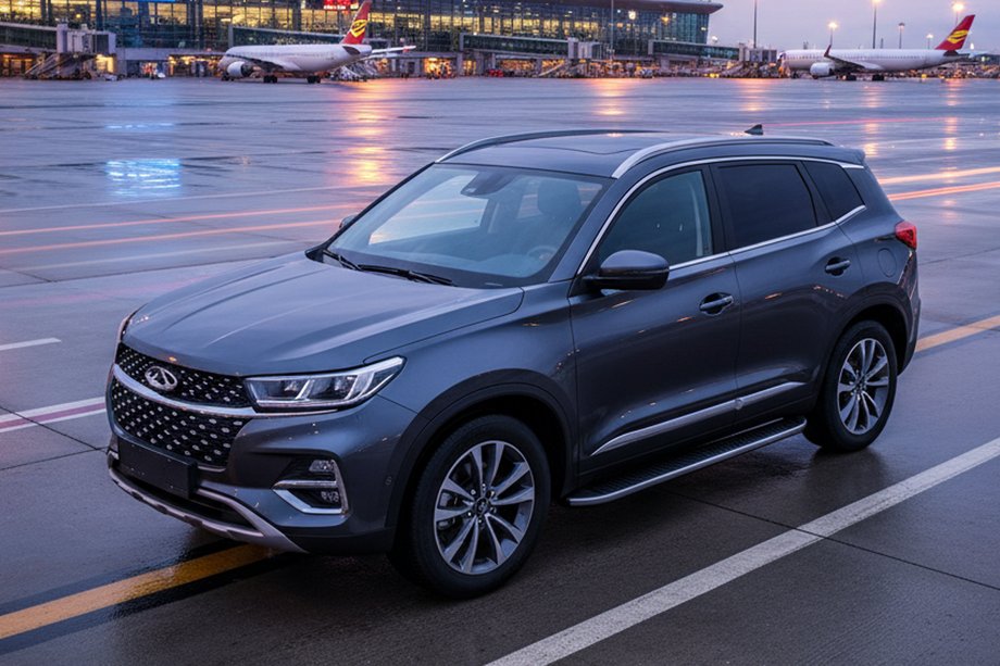Chery Tiggo 7 2020- Seitenschweller Tayga Grey (2 Stk., Aluminium) Image