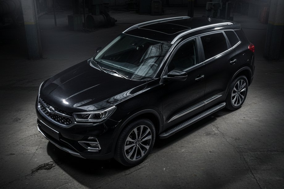 Chery Tiggo 7 2020- Trittbretter Allmond Black (2 Stk., Aluminium) Image