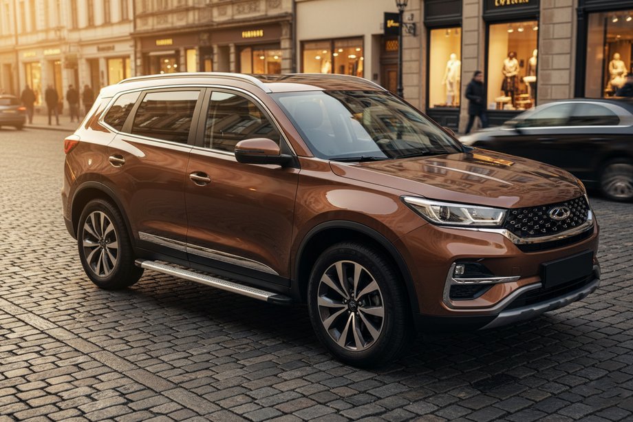 Chery Tiggo 7 2020- Seitenschweller Maya V2 (2 Stk., Aluminium) Image