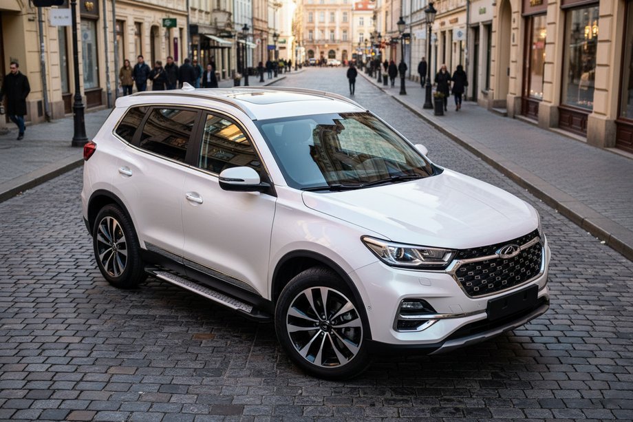 Chery Tiggo 7 2020- Trittbretter Allmond Grey (2 Stk., Aluminium) Image