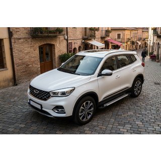 Trittbretter Allmond Grey (2 Stk., Aluminium) Chery Tiggo 8 2017- Foto 1
