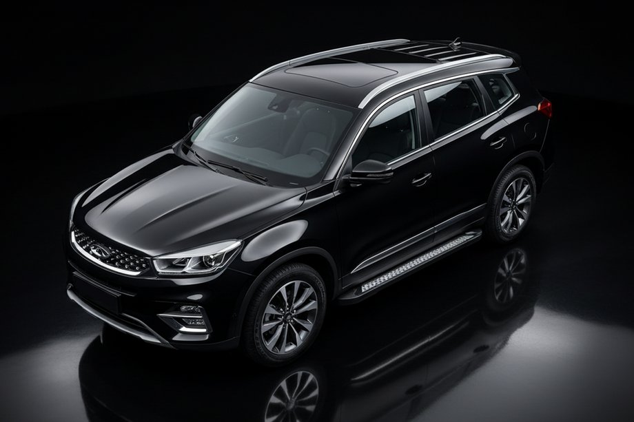 Chery Tiggo 8 2017- Seitenschweller New Vision Black (2 Stk., Aluminium) Foto 1