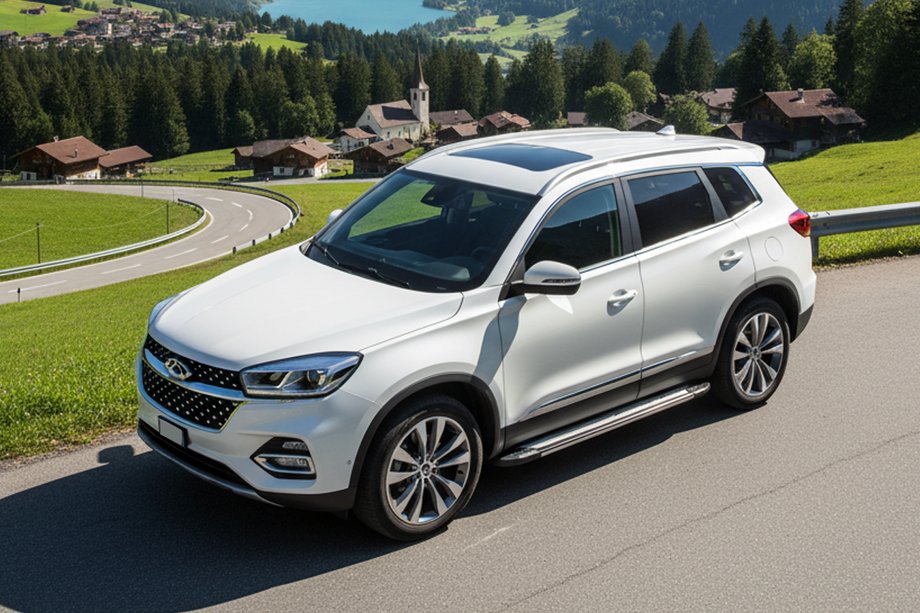 Chery Tiggo 8 2017- Trittbretter Rainbow (2 Stk., Aluminium) Foto 1