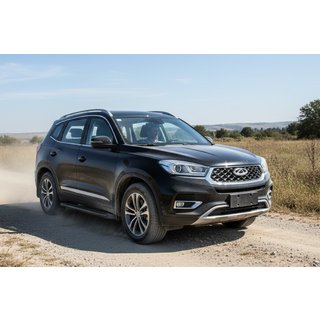 Seitenschweller Bosphorus Black (2 Stk., Aluminium) Chery Tiggo 8 2017- Foto 1