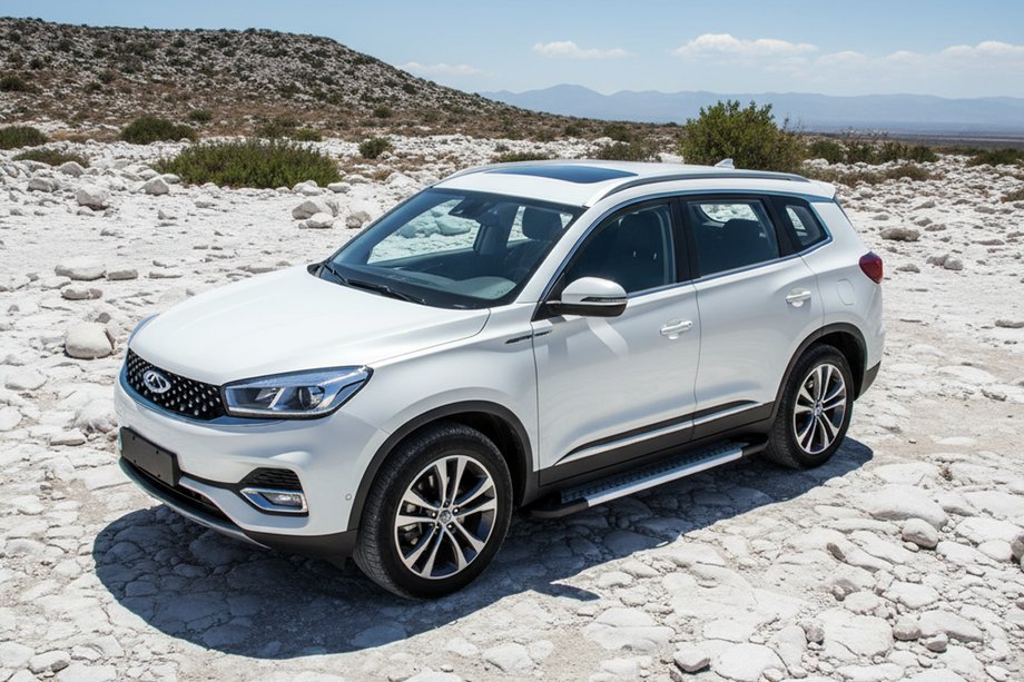 Chery Tiggo 8 2017- Seitenschweller New Vision Grey (2 Stk., Aluminium) Image
