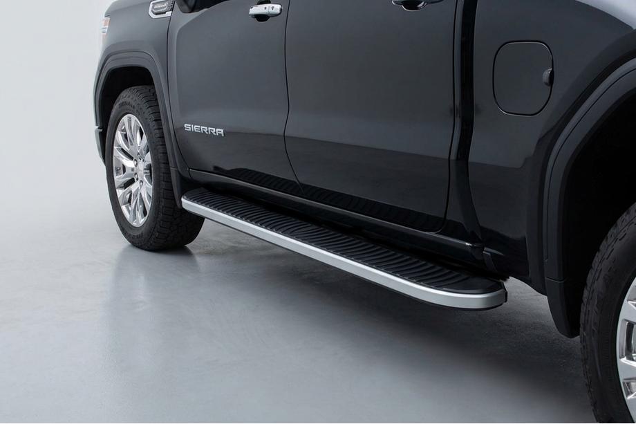 GMS Sierra 2019- Seitenschweller Tayga Grey (2 Stk., Aluminium) Image