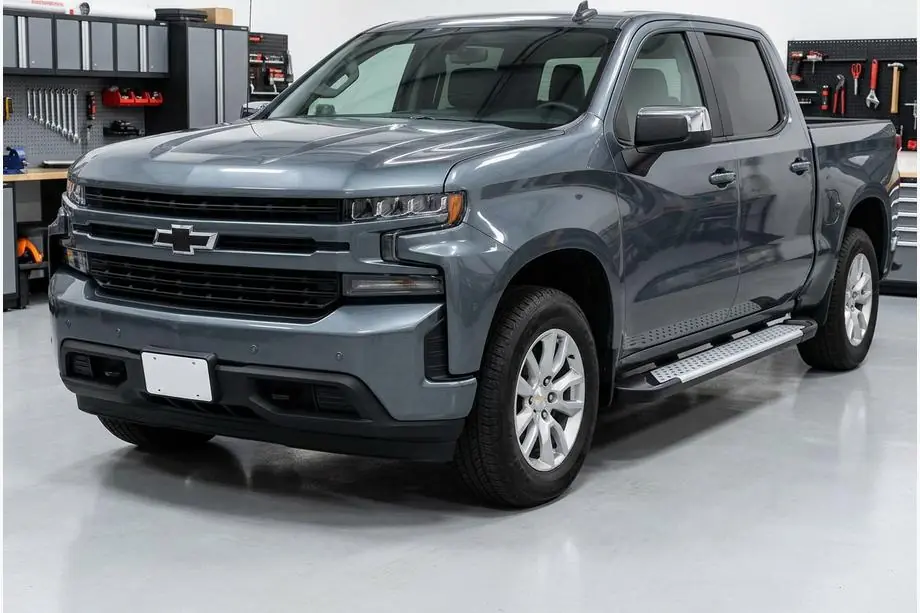 Chevrolet Silverado 2019- Trittbretter Allmond Grey (2 Stk., Aluminium) Image