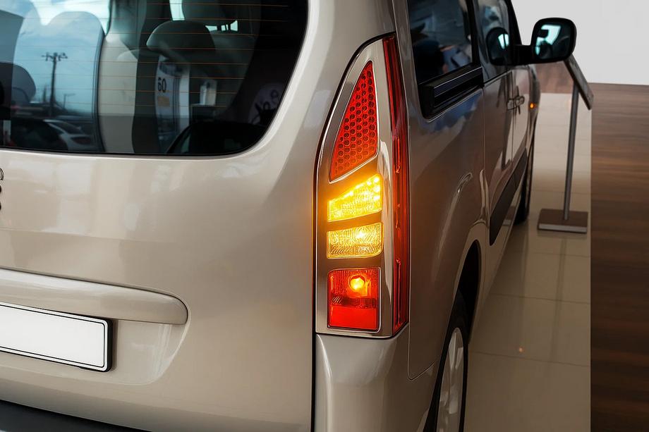 Peugeot Partner Tepee 2008-2018 Chrom Blenden für Rückleuchten (2 Stk, Edelstahl) Carmos Image