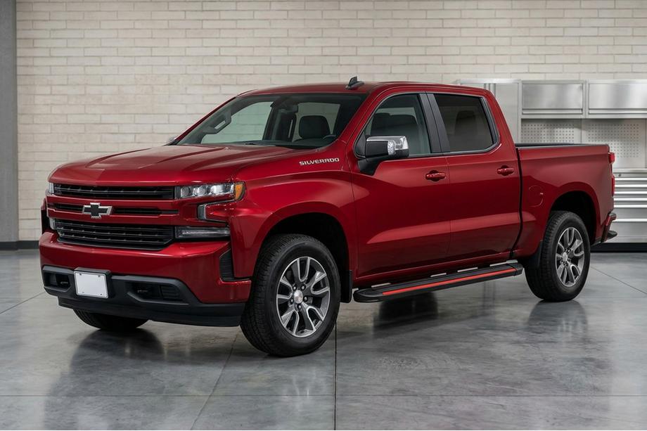 Chevrolet Silverado 2019- Seitenschweller Maya Red (2 Stk., Aluminium) Image