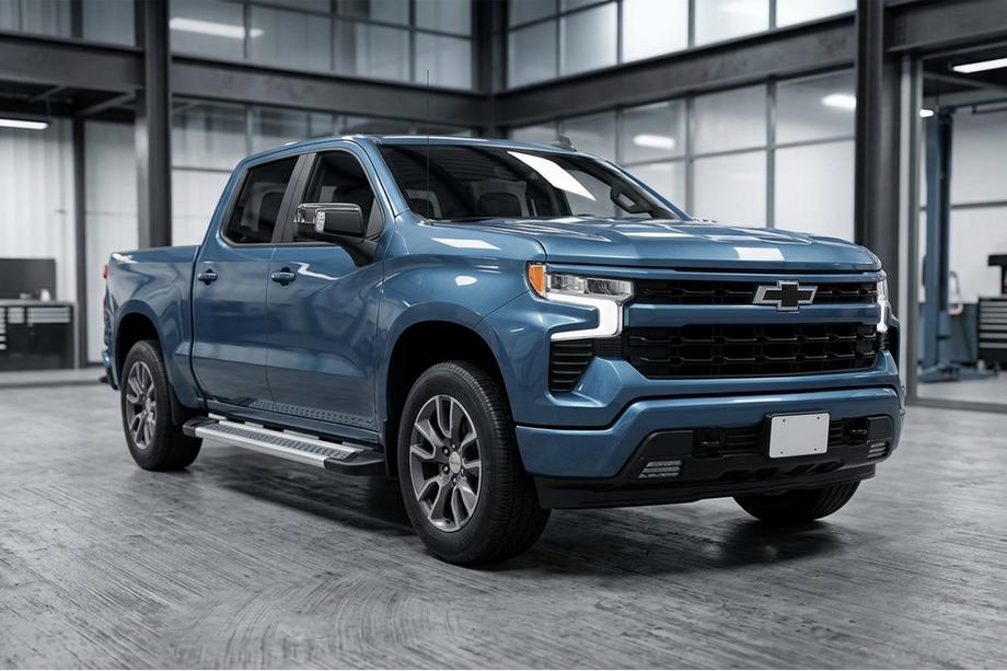 Chevrolet Silverado 2019- Seitenschweller New Vision Grey (2 Stk., Aluminium) Image