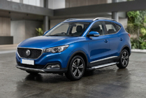 MG ZS 2017-2024 Trittbretter Allmond Grey (2 Stk., Aluminium) Foto 1