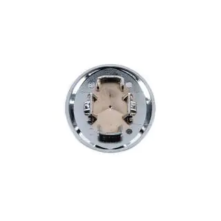 Abdeckung statt Emblem auf Motorhaube Mercedes (blau und chrom, 57mm) Foto 3