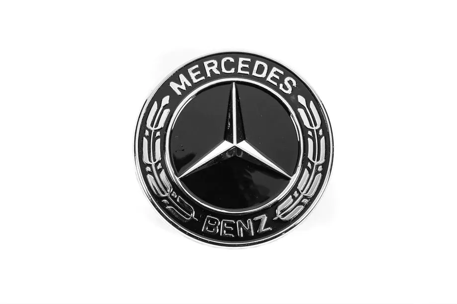 Mercedes-Benz Abdeckung statt Emblem auf Motorhaube Mercedes (schwarz, 57mm) Foto 2