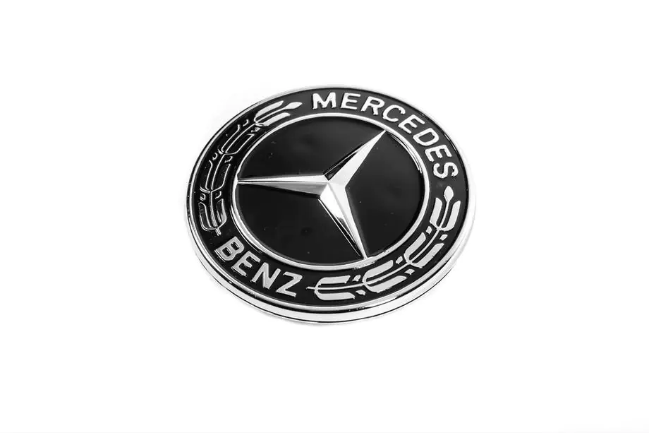 Mercedes-Benz Abdeckung statt Emblem auf Motorhaube Mercedes (schwarz, 57mm) Foto 1