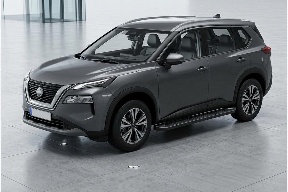 Nissan X-trail T33/Rogue 2022- Trittbretter Allmond Black (2 Stk., Aluminium) Foto 1