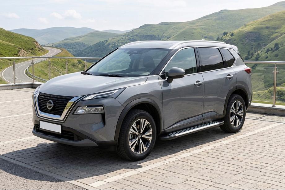 Nissan X-trail T33/Rogue 2022- Seitenschweller Line (2 Stk., Aluminium) Image