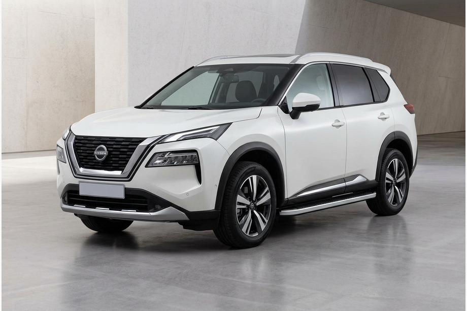 Nissan X-trail T33/Rogue 2022- Seitenschweller Tayga Grey (2 Stk., Aluminium) Image