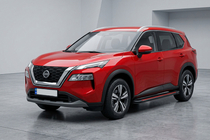 Nissan X-trail T33/Rogue 2022- Seitenschweller Maya Red (2 Stk., Aluminium) Foto 1