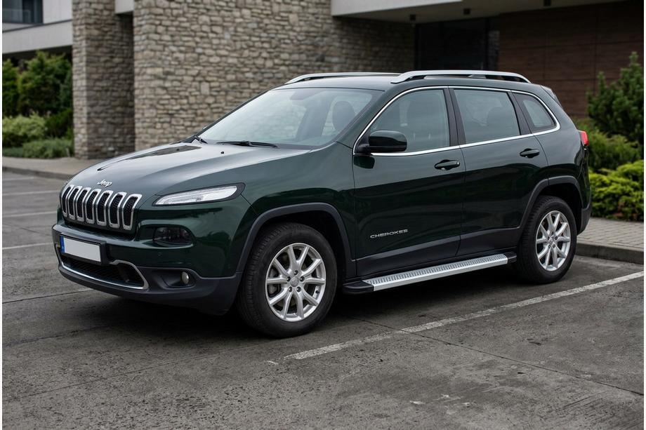 Jeep Cherokee KL 2013- Seitenschweller Maya V2 (2 Stk., Aluminium) Image