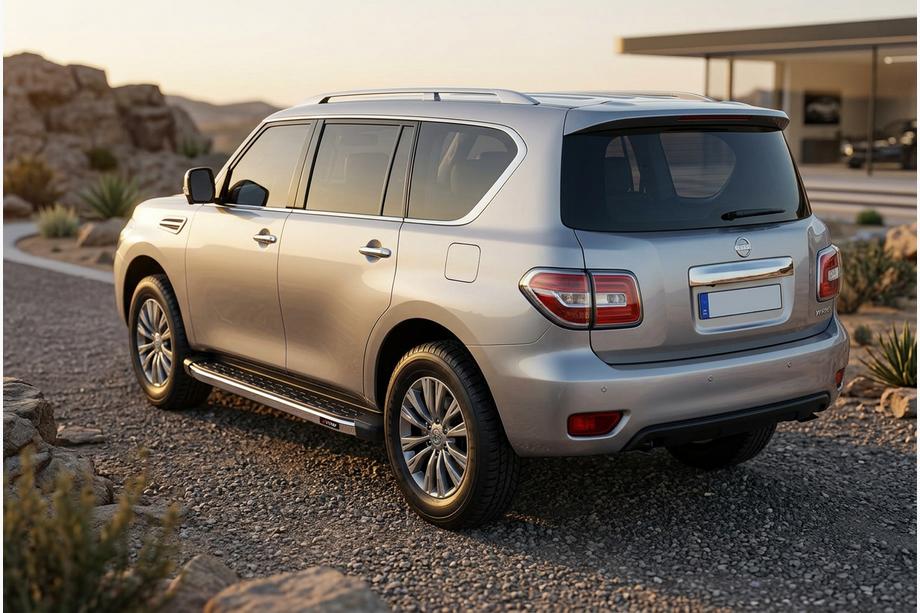 Nissan Armada 2016-2024 Seitenschweller BlackLine (2 Stk., Aluminium) Image