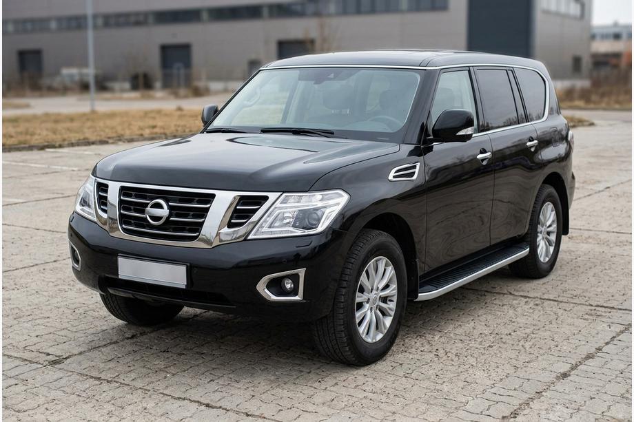 Nissan Armada 2016-2024 Seitenschweller Tayga Grey (2 Stk., Aluminium) Foto 1