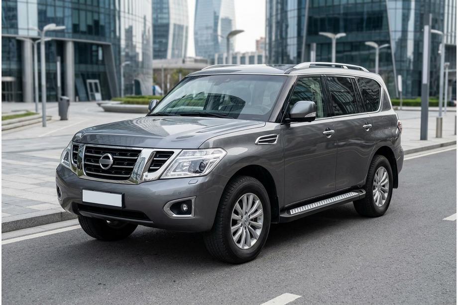 Nissan Armada 2016-2024 Seitenschweller Vision New Black (2 Stk., Aluminium) Image