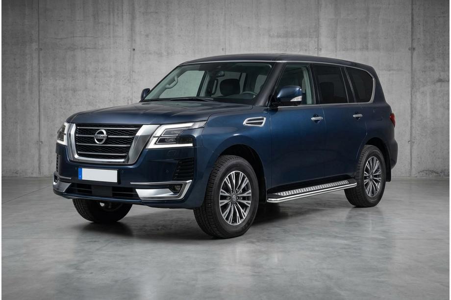 Nissan Armada 2016-2024 Trittbretter Maydos V2 (2 Stk., Aluminium) Image