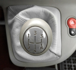 Renault Kangoo 2008–2020 Schaltmanschette Leder Grau Foto 4