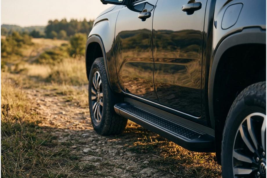 Volkswagen Amarok 2022- Trittbretter Allmond Black (2 Stk., Aluminium) Image