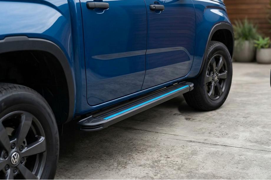 Ford Ranger 2022- Seitenschweller Maya Blue (2 Stk., Aluminium) Image