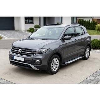 Trittbretter Allmond Grey (2 Stk., Aluminium) Volkswagen T-Cross 2019- Foto 1