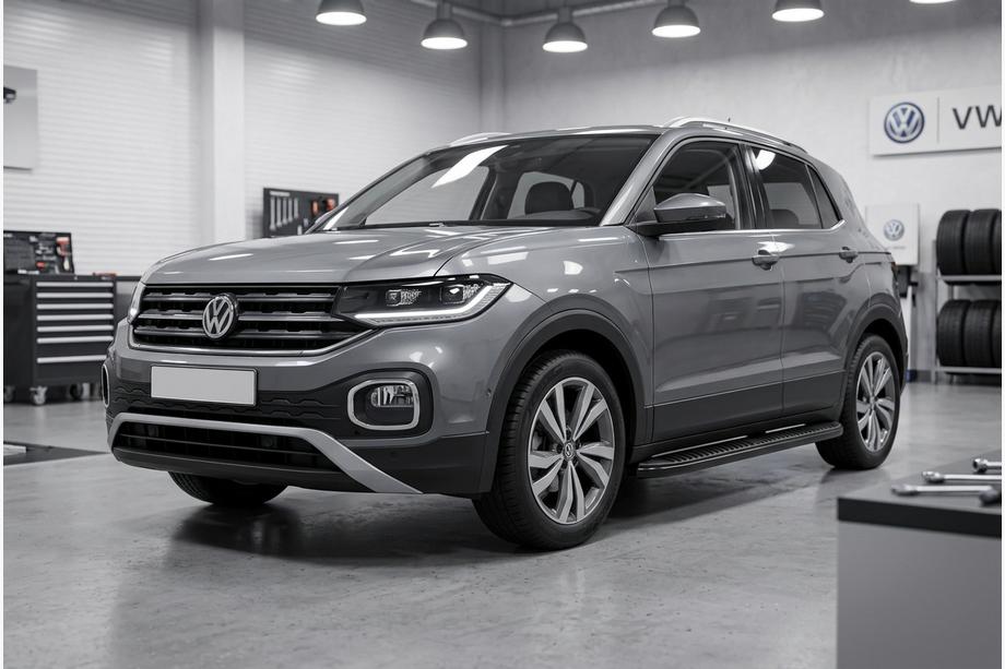 Volkswagen T-Cross 2019- Seitenschweller Tayga Black (2 Stk., Aluminium) Foto 1
